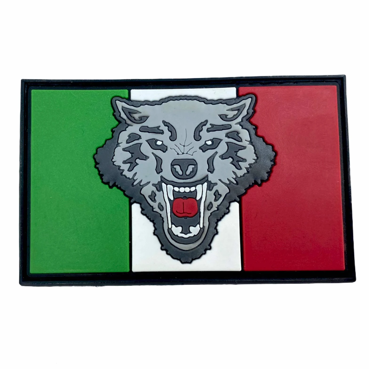 Italia Italiano Lupo Bandiera Cosplay Airsoft PVC Fan Patch Morale Fan Toppa