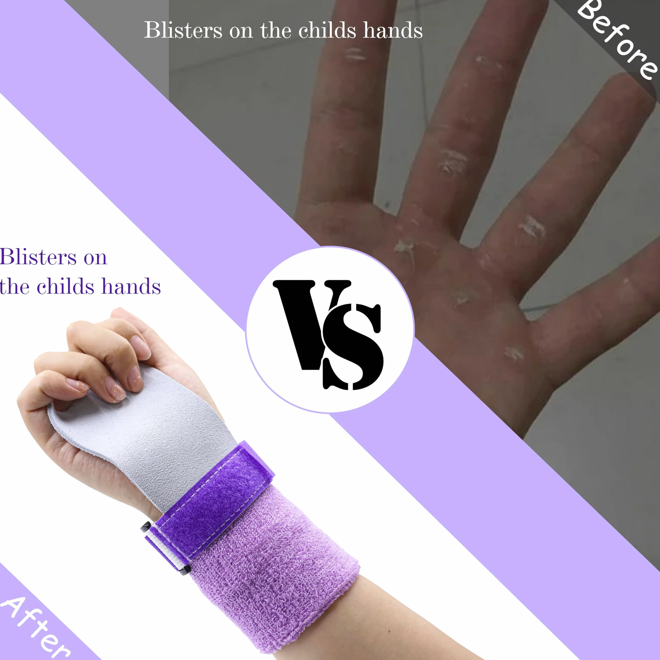 Set di braccialetti per ginnastica per ragazze bambini guanti protezione palmi polsi accessori allenamento