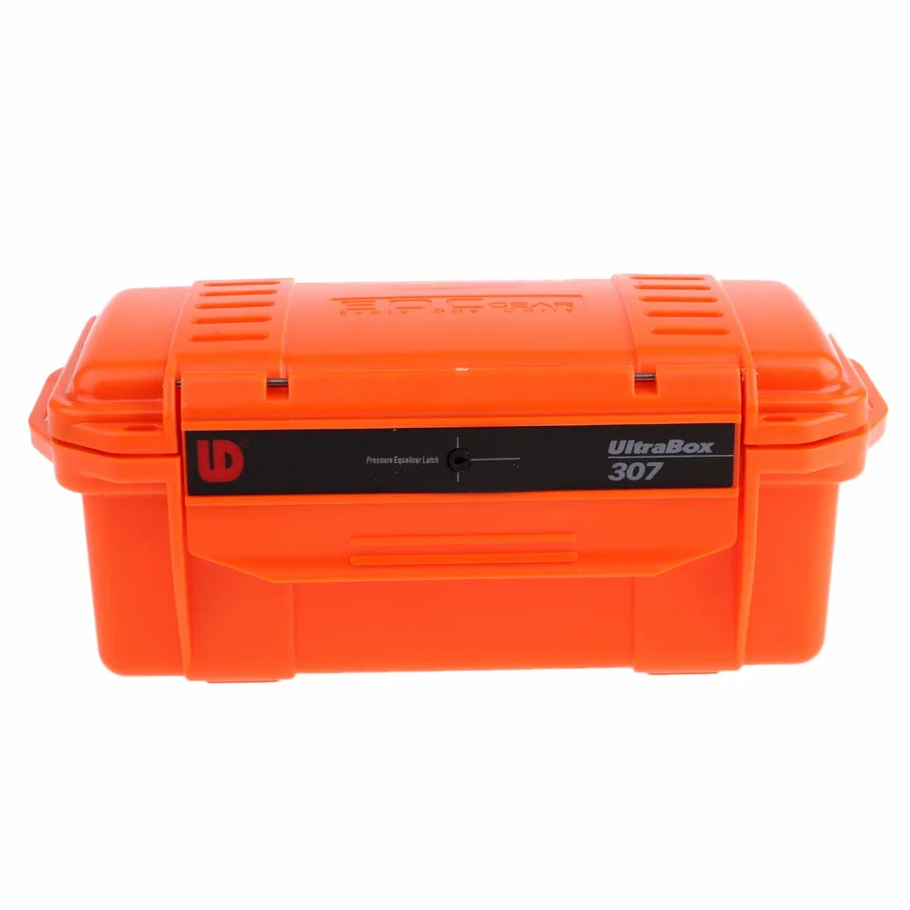 Baoblaze Outdoor Antiurto Impermeabile Scatola Sopravvivenza Plastica Contenitore Custodia Attrezzo Arancia