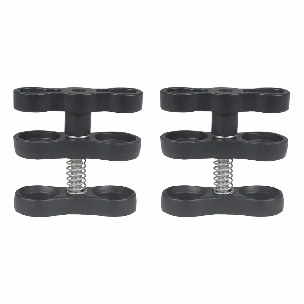 Morsetto per Luce Subacquea in Lega di Alluminio con Giunto sferico, 2 PCS