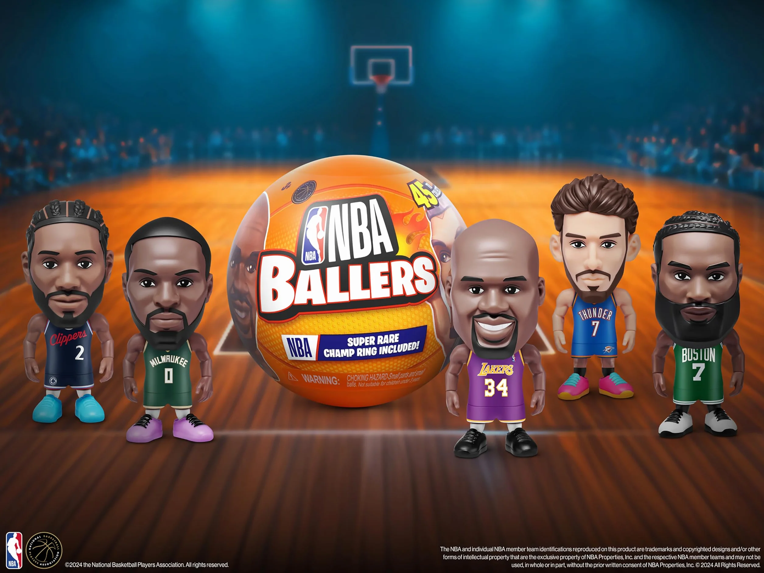5 Surprise NBA Ballers Series 2, ZURU(Capsula)