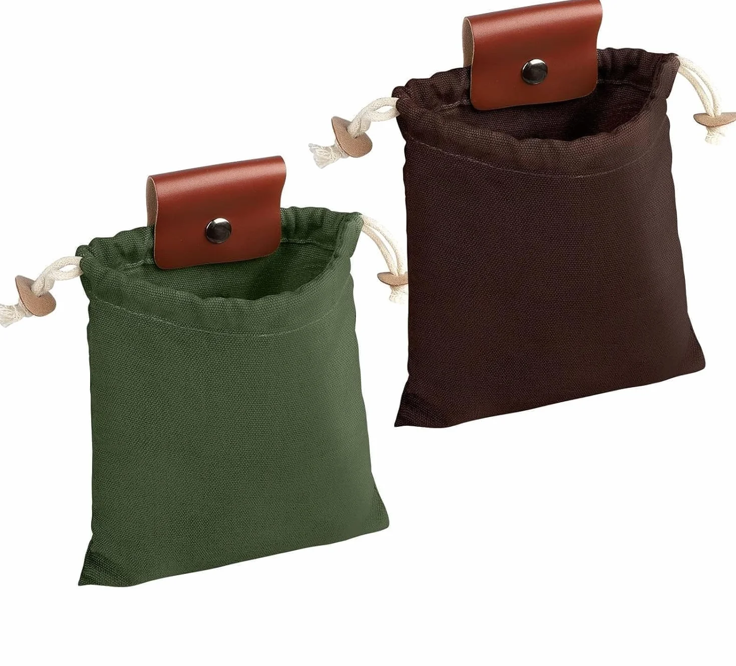 Custodia per Foraggiamento in Tela EEEKit 2 PCS Borsa da Cintura per Funghi Campeggio Escursionismo