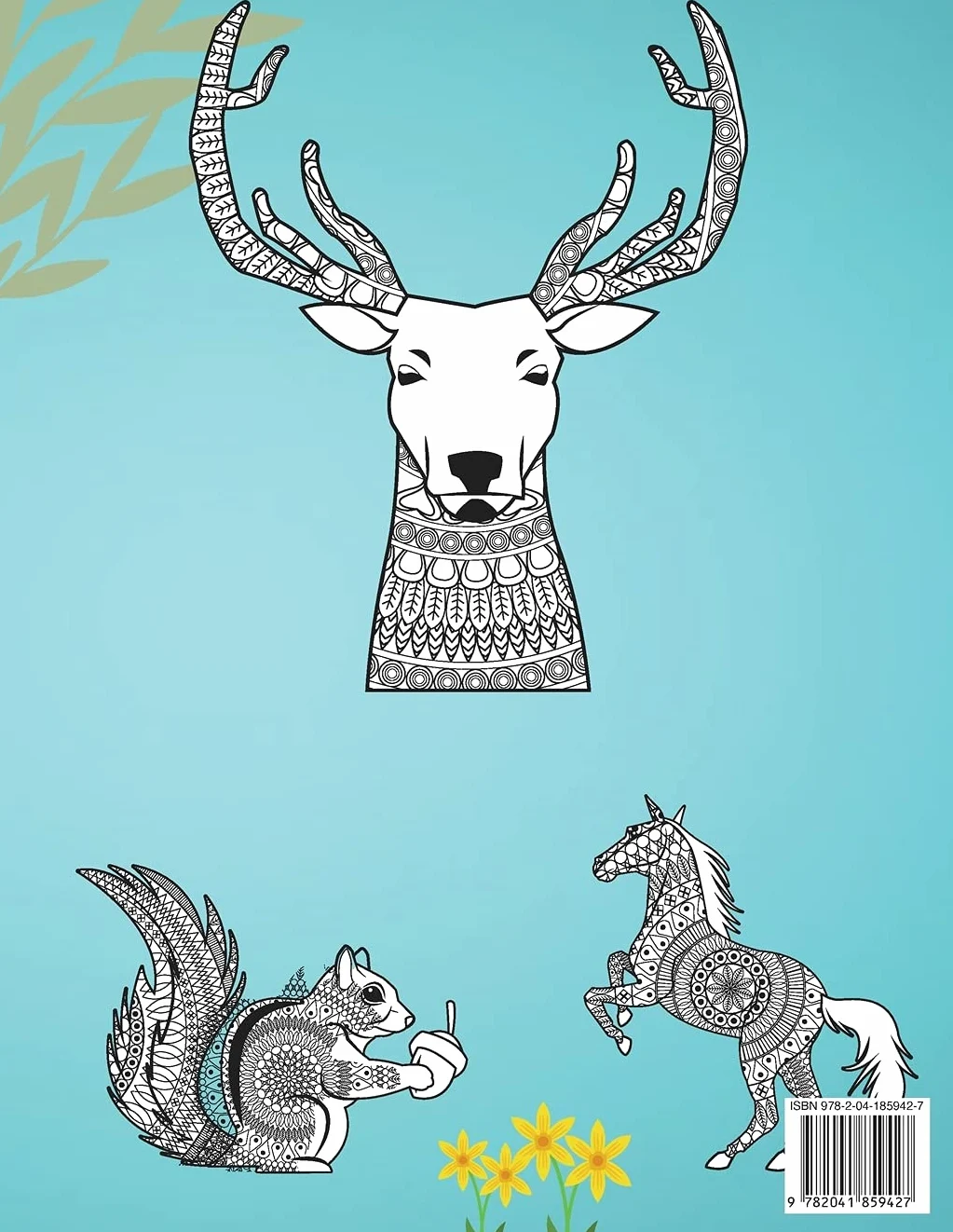 Animali Libro da Colorare per Adulti: Modelli e disegni animali rilassanti e antistress - Attività e libro da colorare per adulti