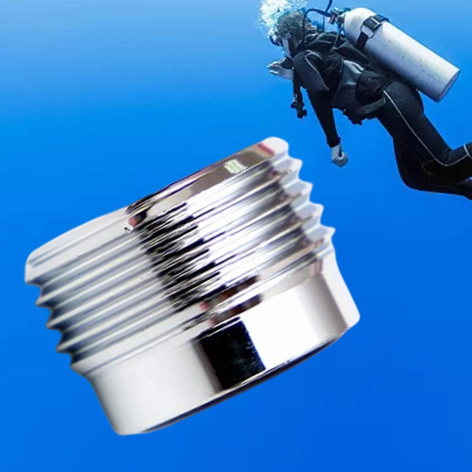 Adattatore a bombola Standard per Immersione subacqueo, convertitore DIN