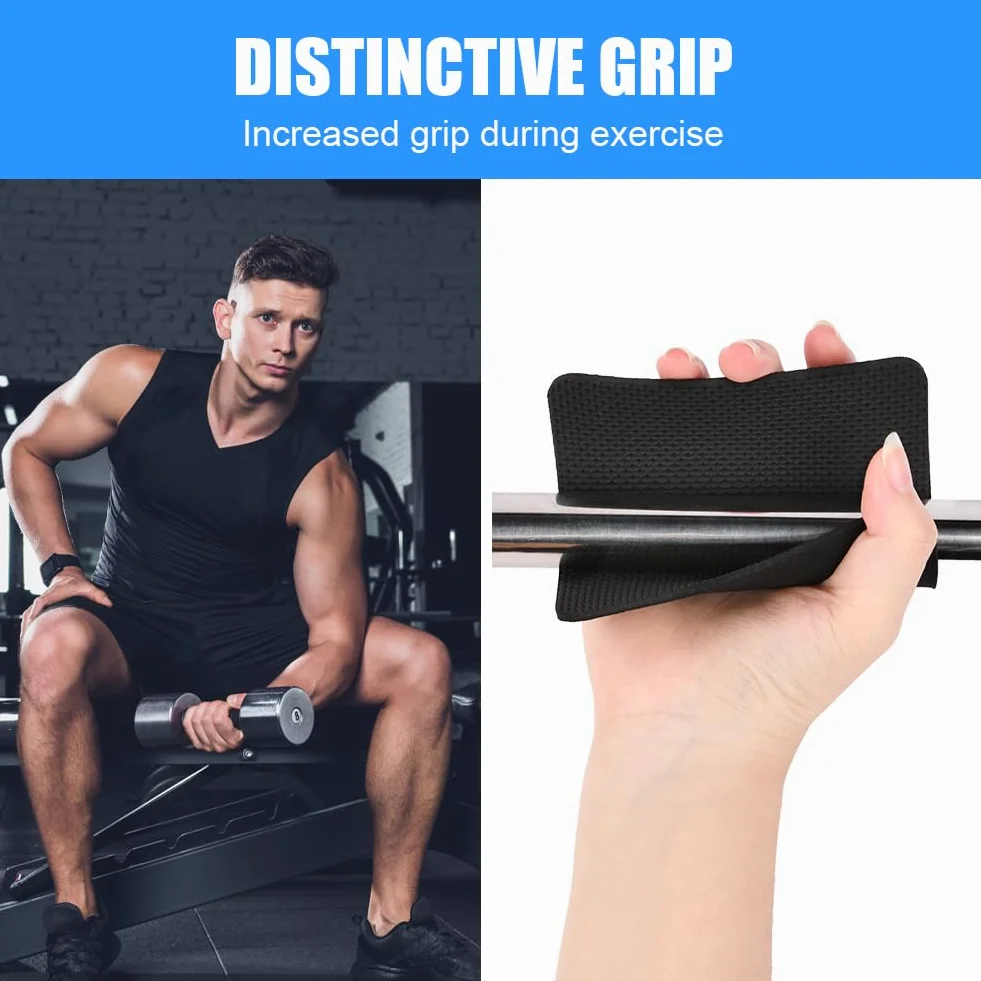 Cinghie da Polso per Sollevamento Pesi, Ganci per Trazione, Multi Grip per Allenamento Forza Powerlifting