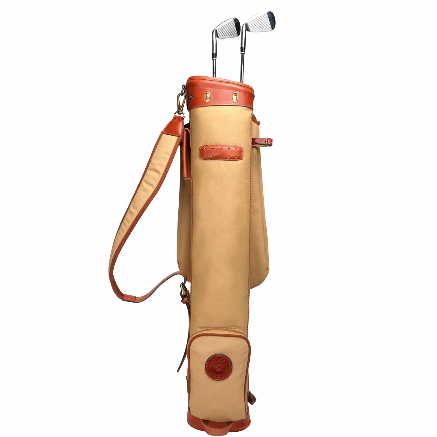 Tourbon Waterproof Canvas Golf Club trasporta sacco da viaggio con cinghia imbottita morbida