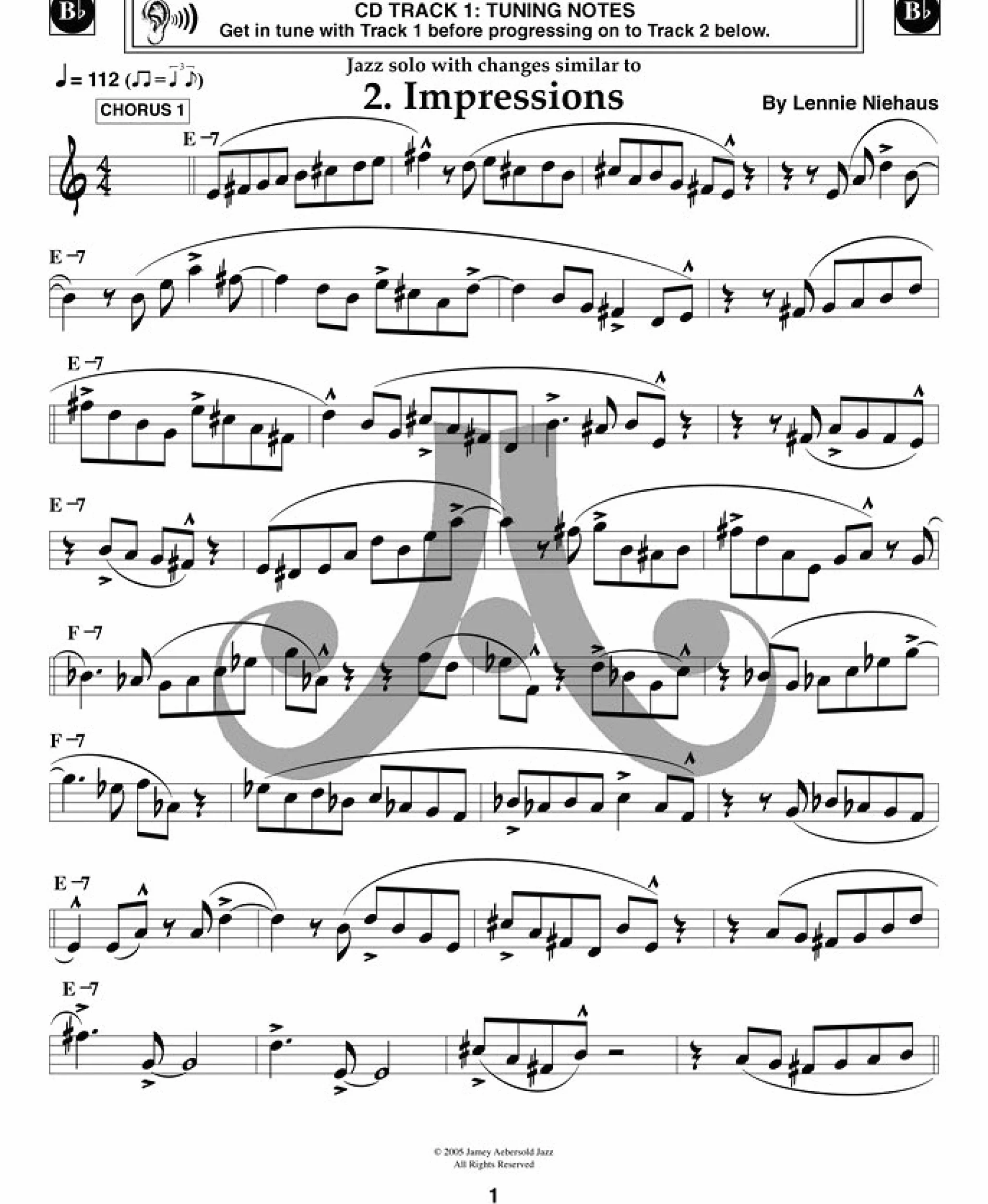 Maiden Voyage Tenor Sax Solos: Correlated to Vol.54 Maiden Voyage of Jamey Aebersold's Play-A-Long Series
