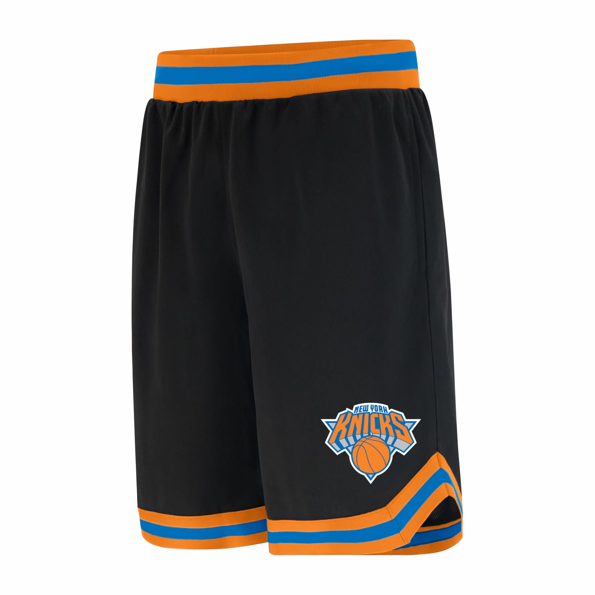 Ultra Game UNK NBA GSM3547F NBA Woven Team Logo Poly Mesh Basket Shorts Nero, Large