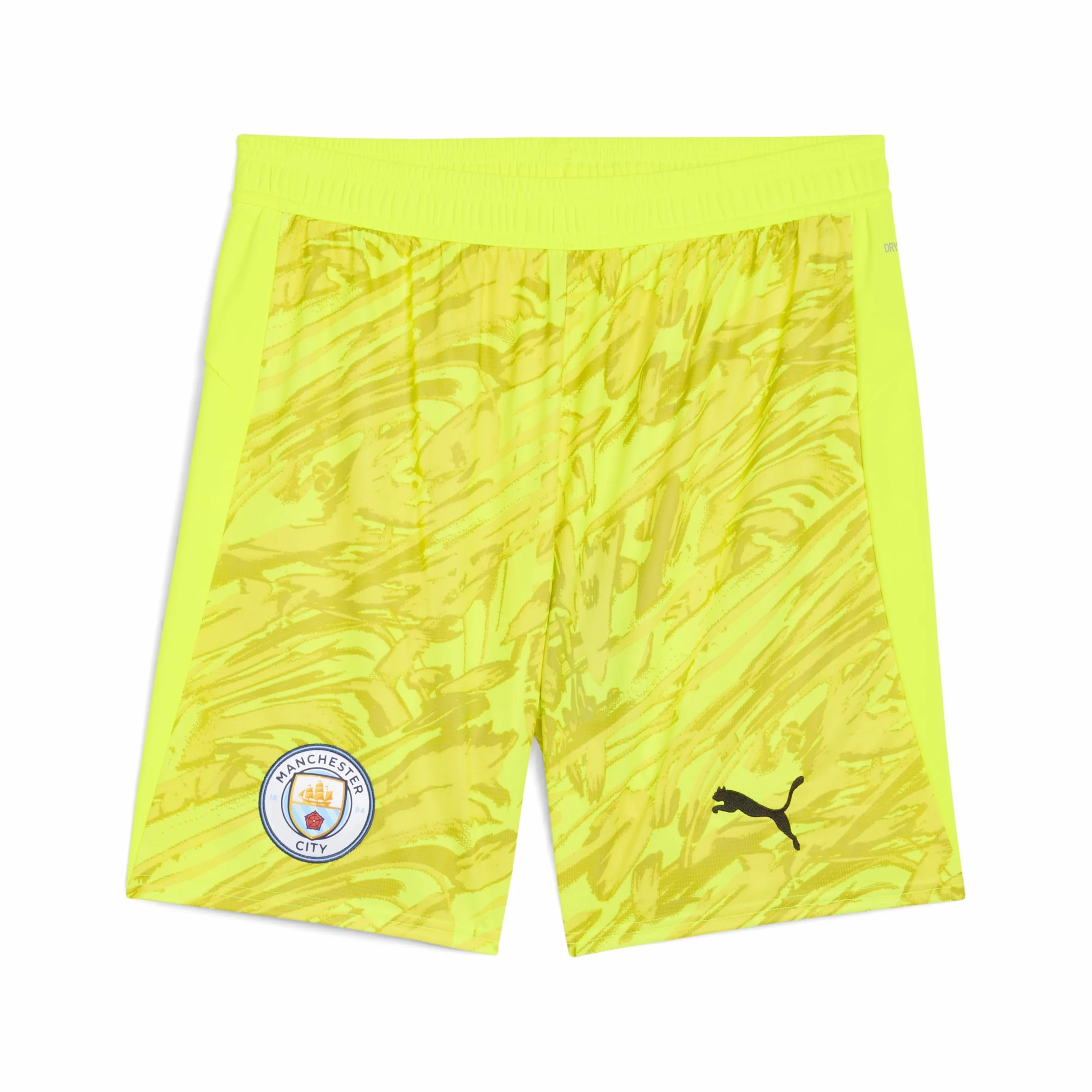 PUMA Pantaloncini Portiere Manchester City Uomo 2025/26 - Giallo