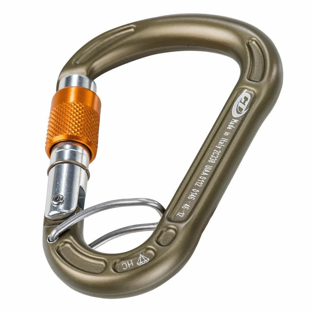 Climbing Technology Concept SGL HC moschettone ghiera Marrone Taglia unica