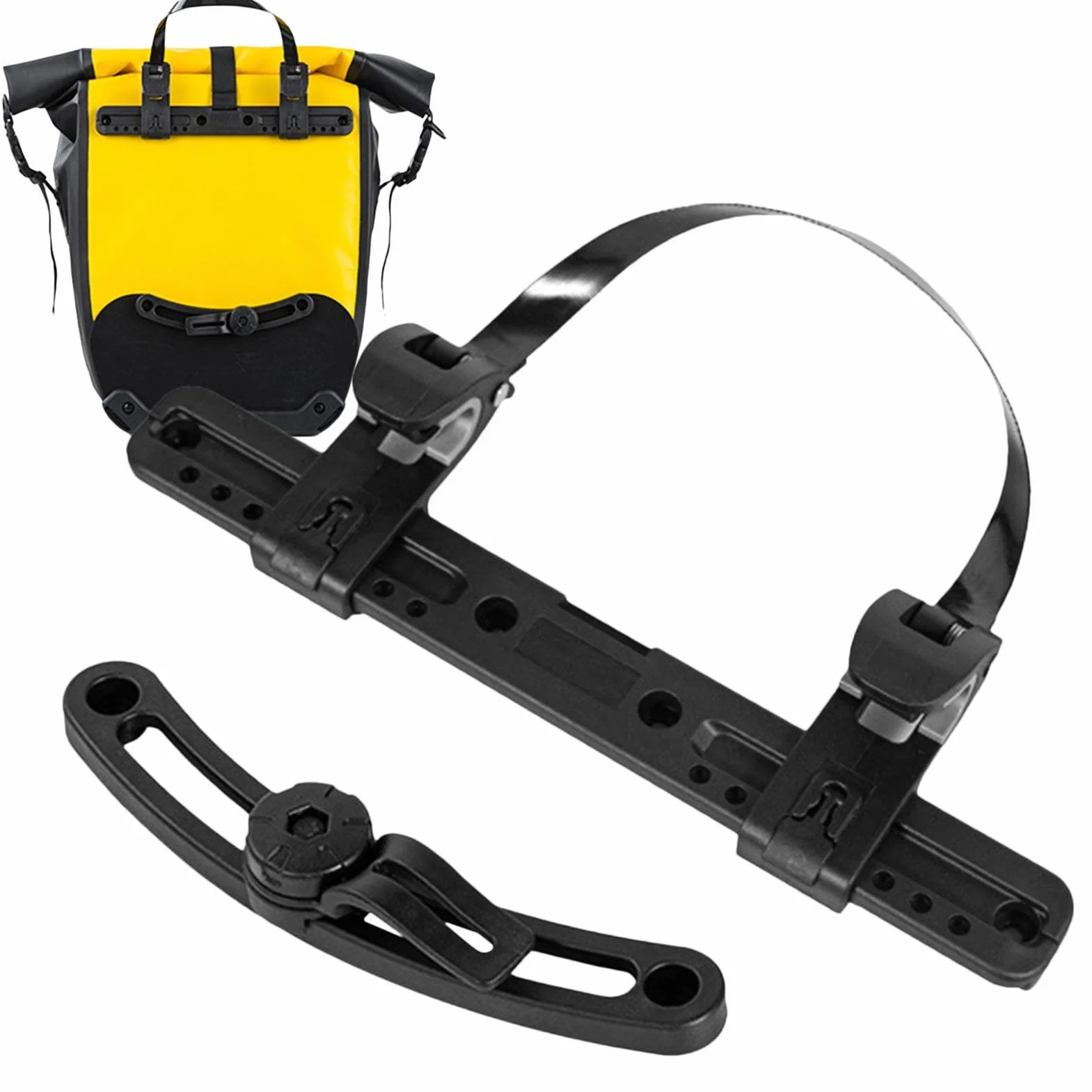 TAYSTE Borsa Laterale per Bicicletta, Clip per Fibbia 360 Gradi, Ricambio Resistente