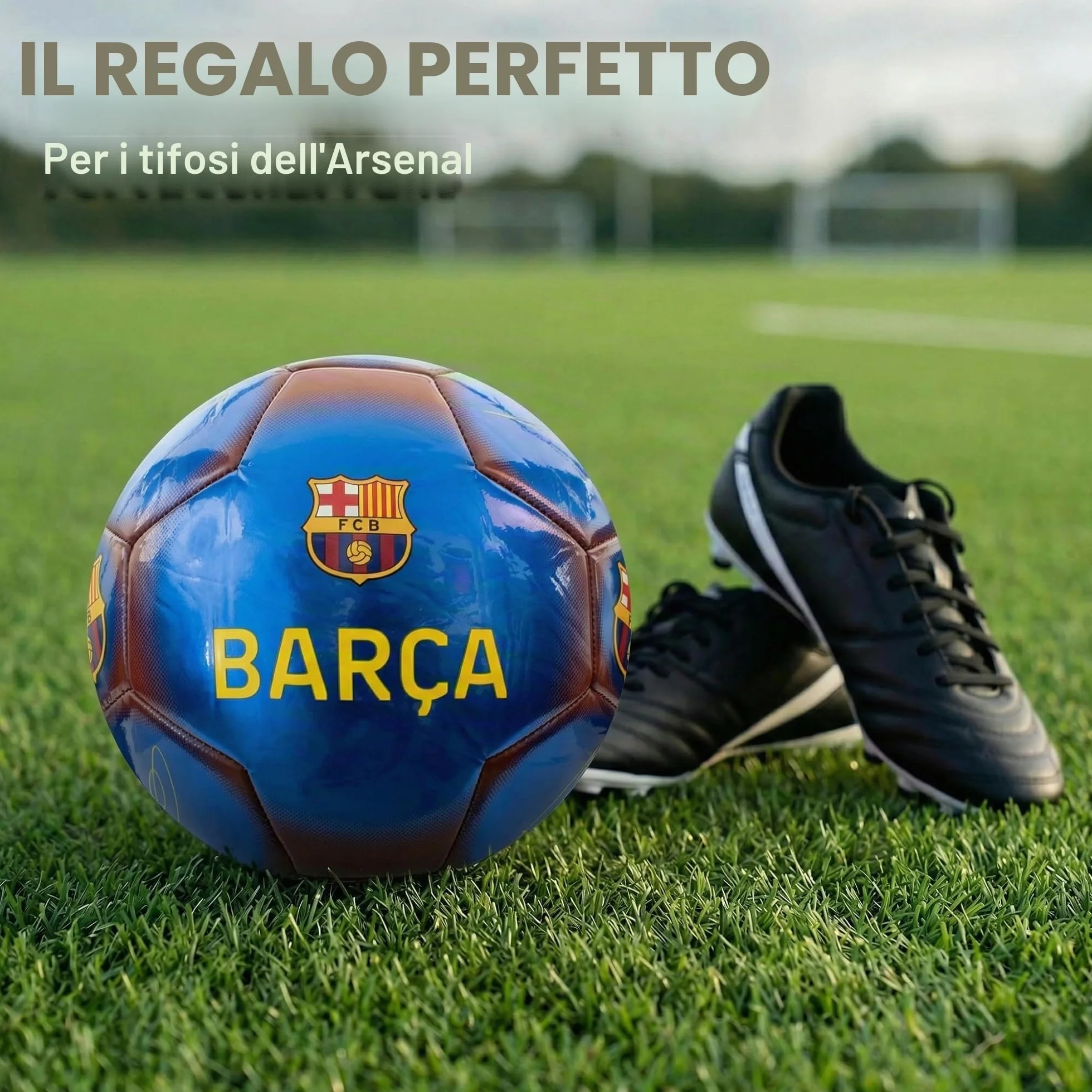 Pallone da calcio classico Hy-Pro taglia 5 metallizzato ufficiale