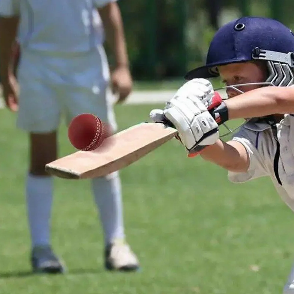 Palline Cricket 4 Pezzi per Allenamento, Morbida con Cucitura Cucita a Mano