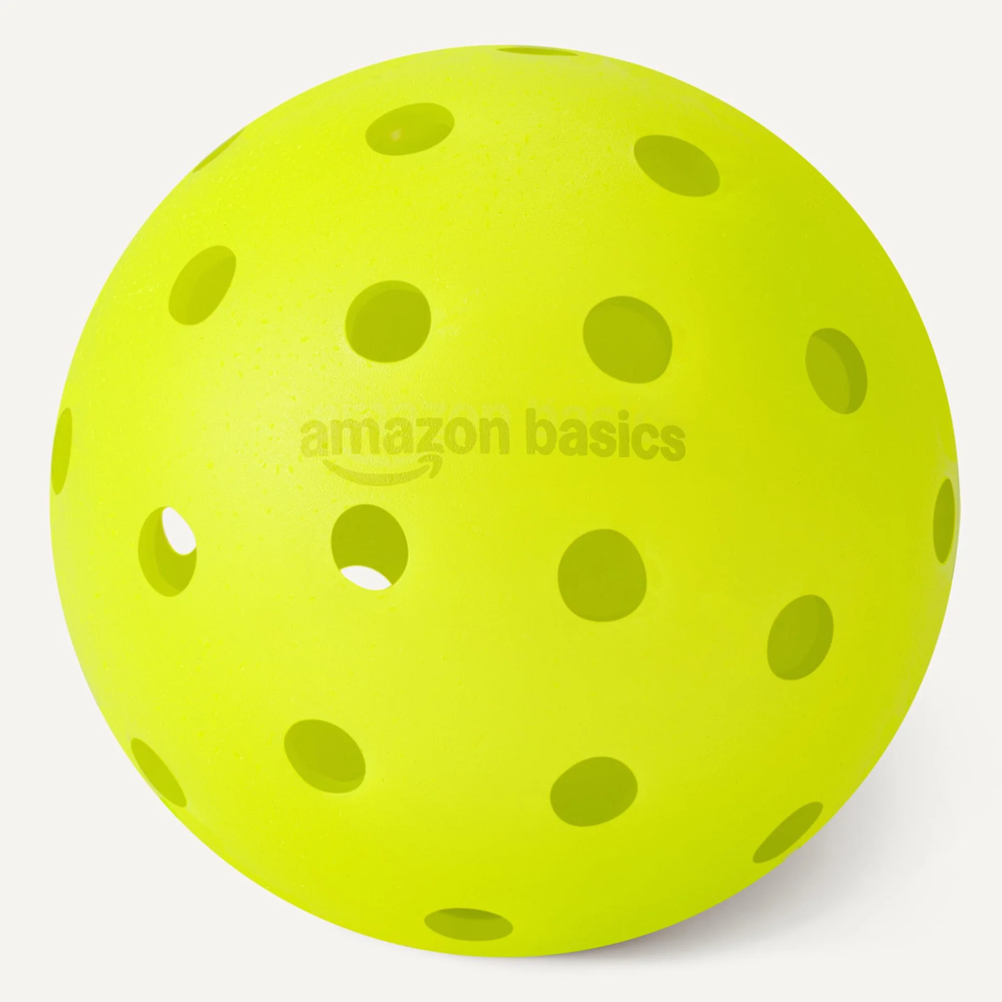 Amazon Basics Palline da Pickleball per Uso all'Aperto 7,4cm Giallo