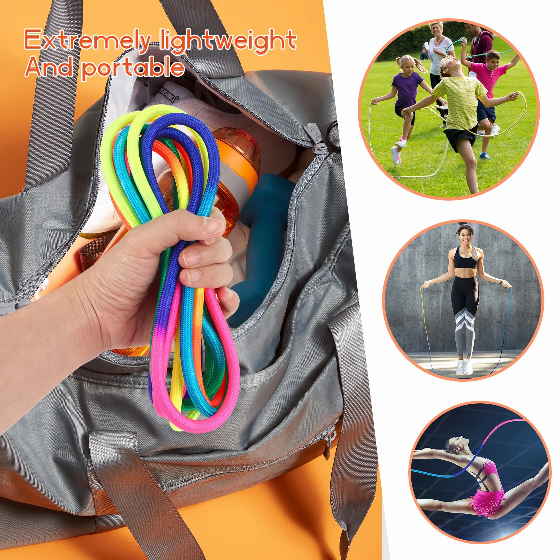 Corda per Allenamento Ritmico Fitness Attrezzatura Solida Arti Competizione