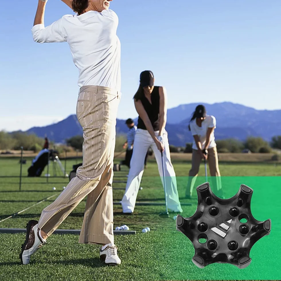 Tacchetti per Scarpe da Golf Antiscivolo YunBey 10 PCS Golf Shoe Spike di Ricambio Nero