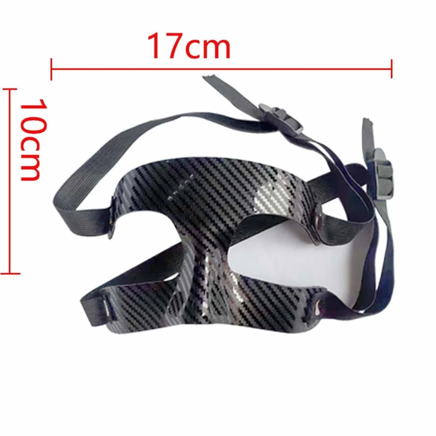 Protezione nasale maschera sportiva per naso rotto calcio basket wrestling softball adulti fibbia doppia regolabile