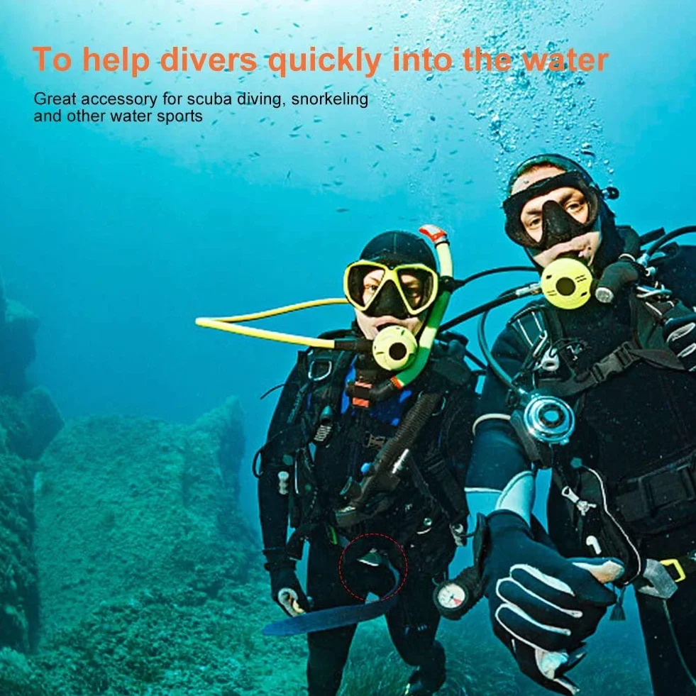 Cintura per immersione a sgancio rapido regolabile per subacquea, snorkeling, apnea