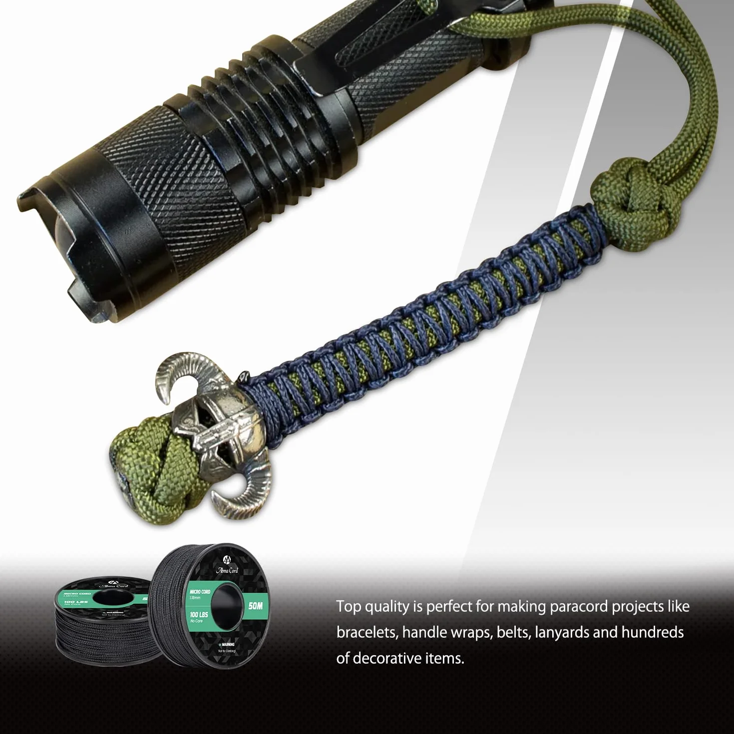 Abma Cord Micro Corda 1,18 mm 50M Bobina Max. 45kg Nero