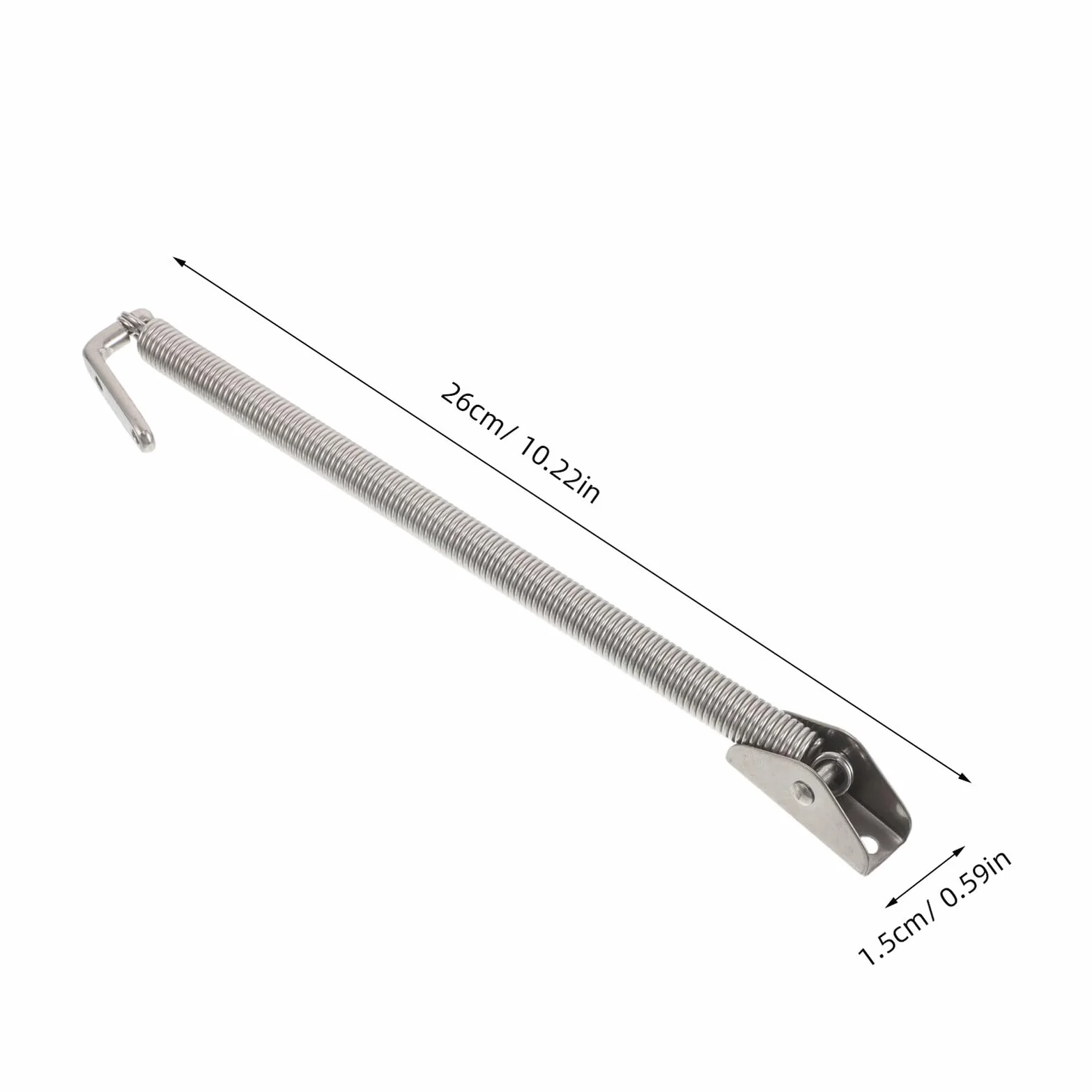 Veemoon Molla di Supporto Portello Barca in Acciaio Inox 260 Mm Regolabile
