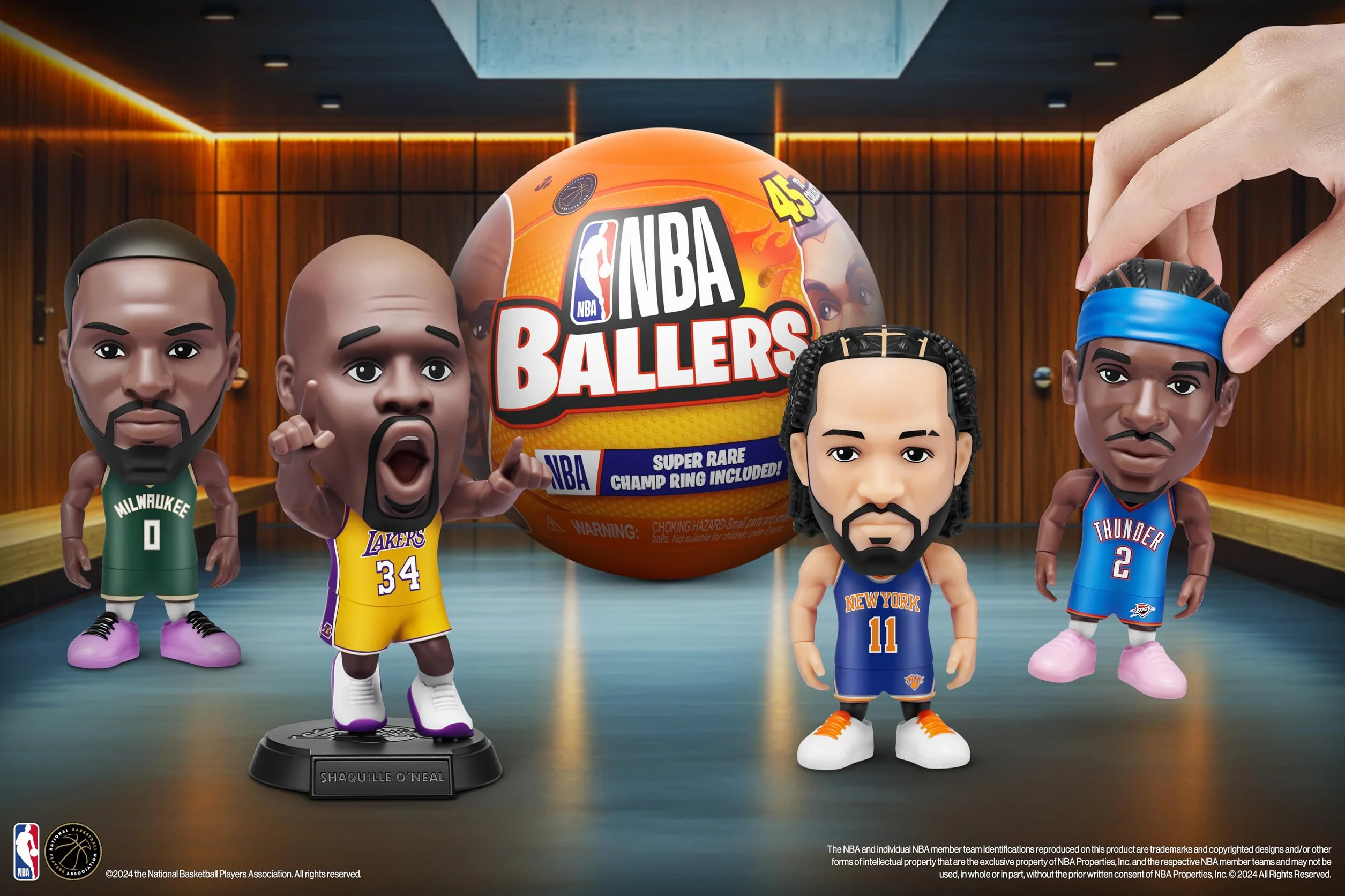 5 Surprise NBA Ballers Series 2, ZURU(Capsula)