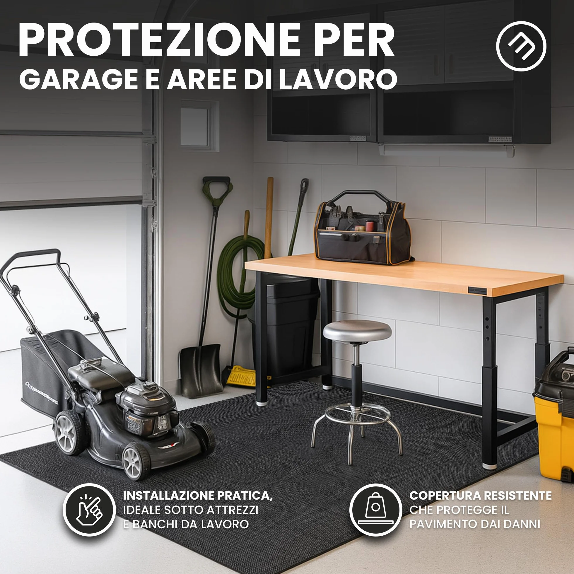 Tappeto Palestra Tappetino Fitness a Puzzle - Pavimento Protettivo Incastro Tatami Gomma per Home Gym