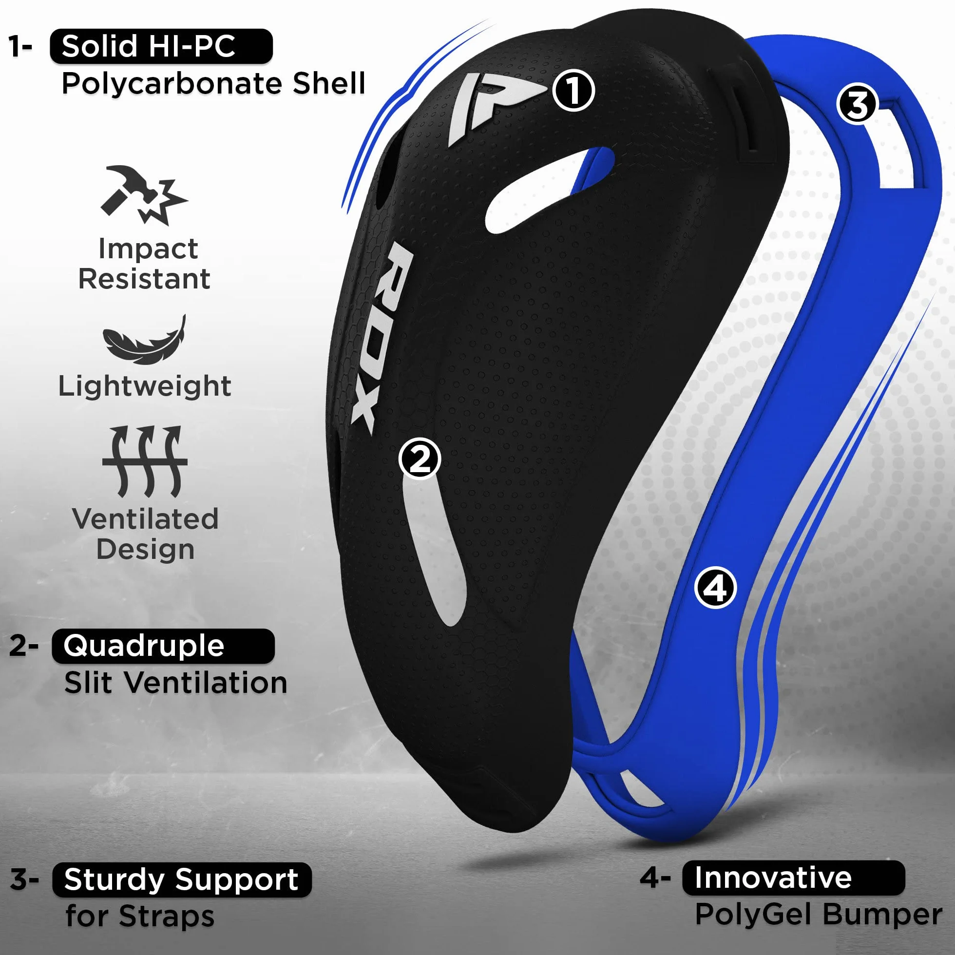 RDX Conchiglia Boxe MMA Protezione Inguine Uomo