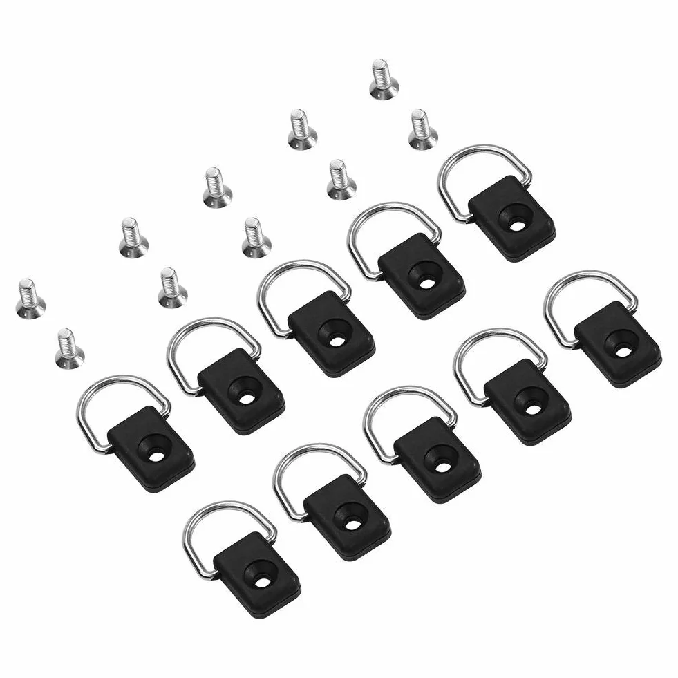D Ring Kit di Fissaggio ad Anello, Anello di Ancoraggio in Acciaio per Kayak Canoa Pesca M6