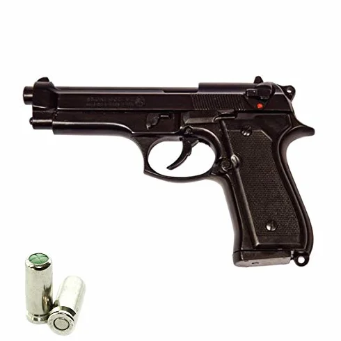 BRUNI Beretta 92 Scacciacani Pistola a Salve Cal.9 Pak Nera