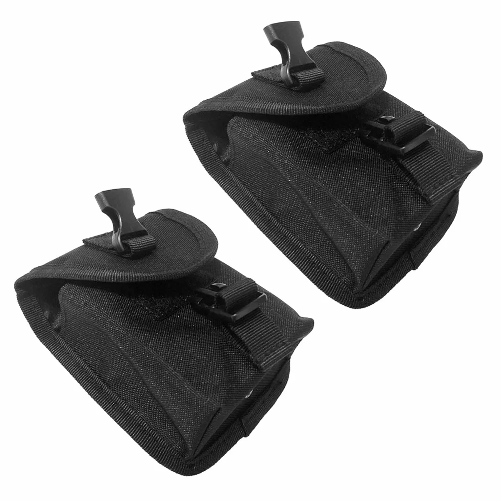 MagiDeal Tasca per Cintura di Peso di Ricambio per Immersioni 2 Pezzi Nero