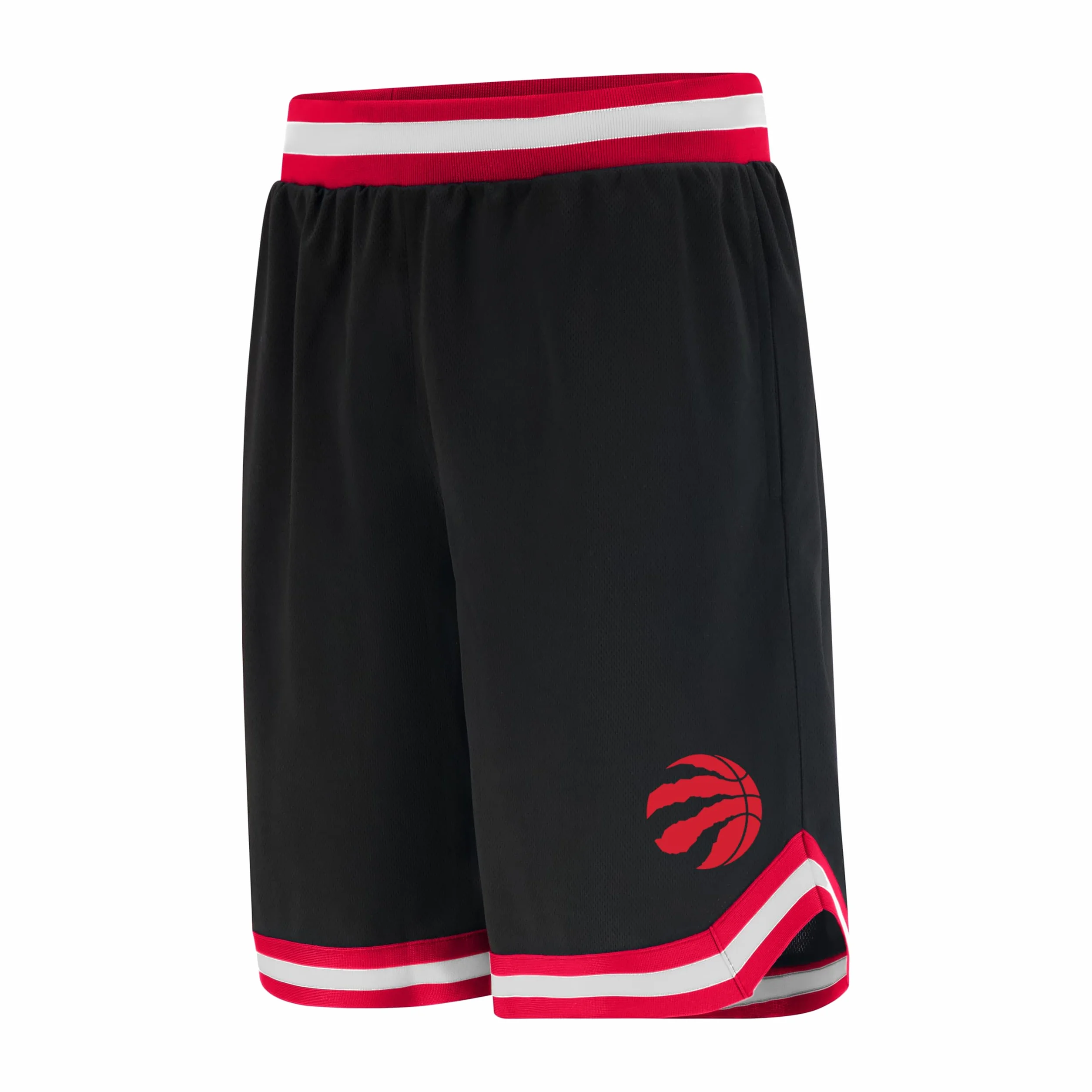 Ultra Game UNK NBA GSM3547F NBA Woven Team Logo Poly Mesh Basket Shorts Nero, Large