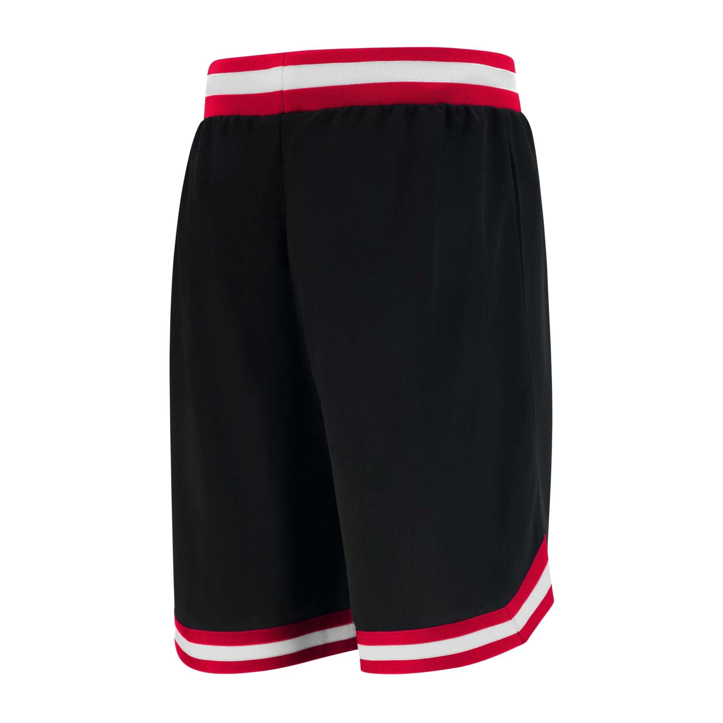 Ultra Game UNK NBA GSM3547F NBA Woven Team Logo Poly Mesh Basket Shorts Nero, Large