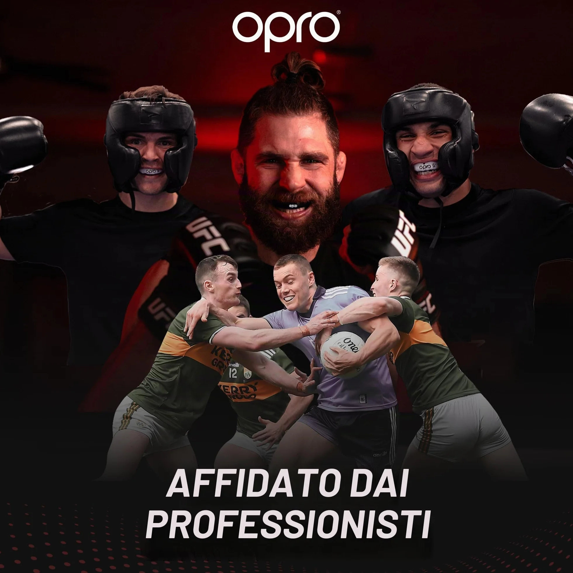 OPRO Paradenti Livello Oro - Protezione Dentale per Boxe, MMA, Rugby, Hockey - Aderenza Ottimale