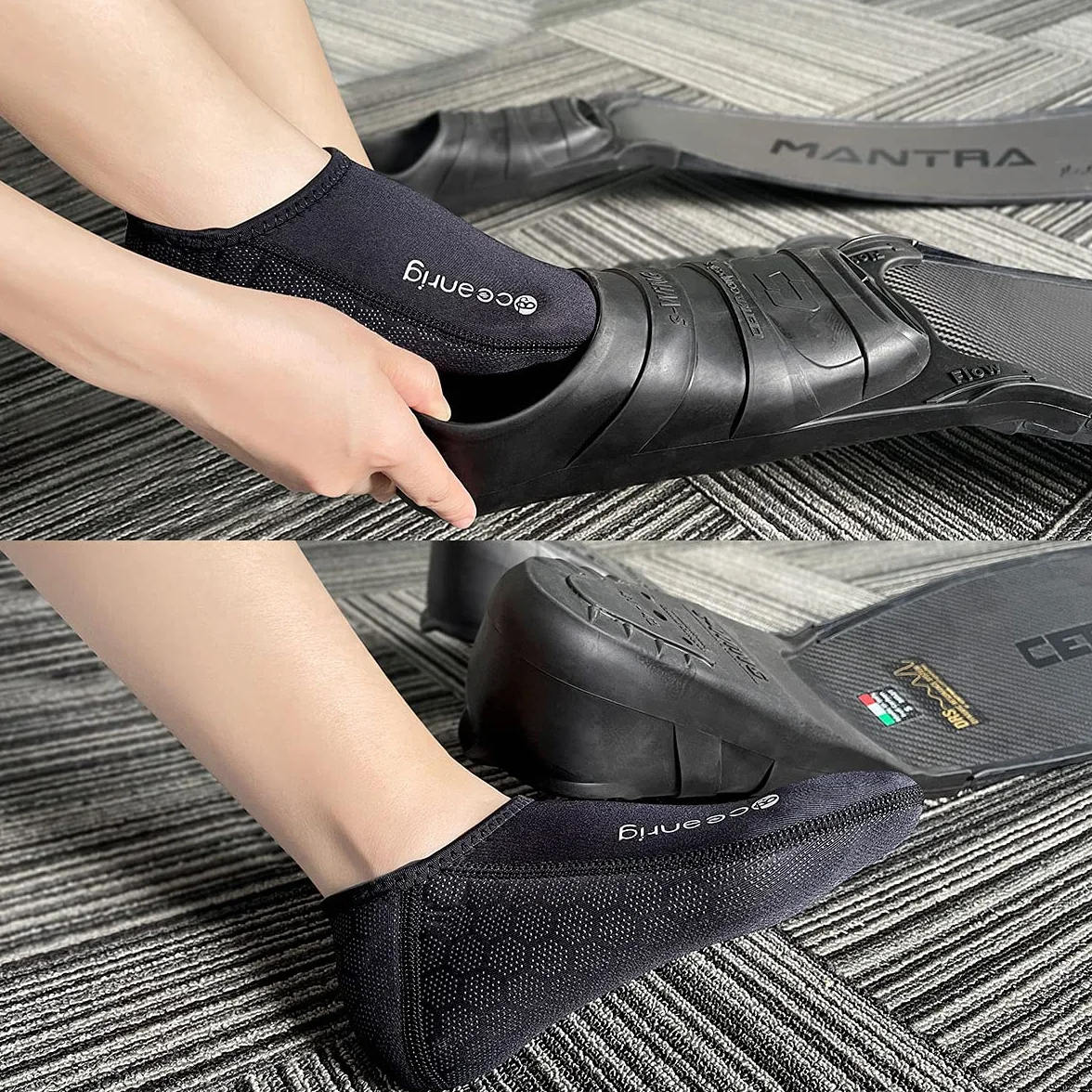 Calzini in Neoprene 2.5mm Antiscivolo Impermeabili per Immersioni, Surf e Sport Acquatici