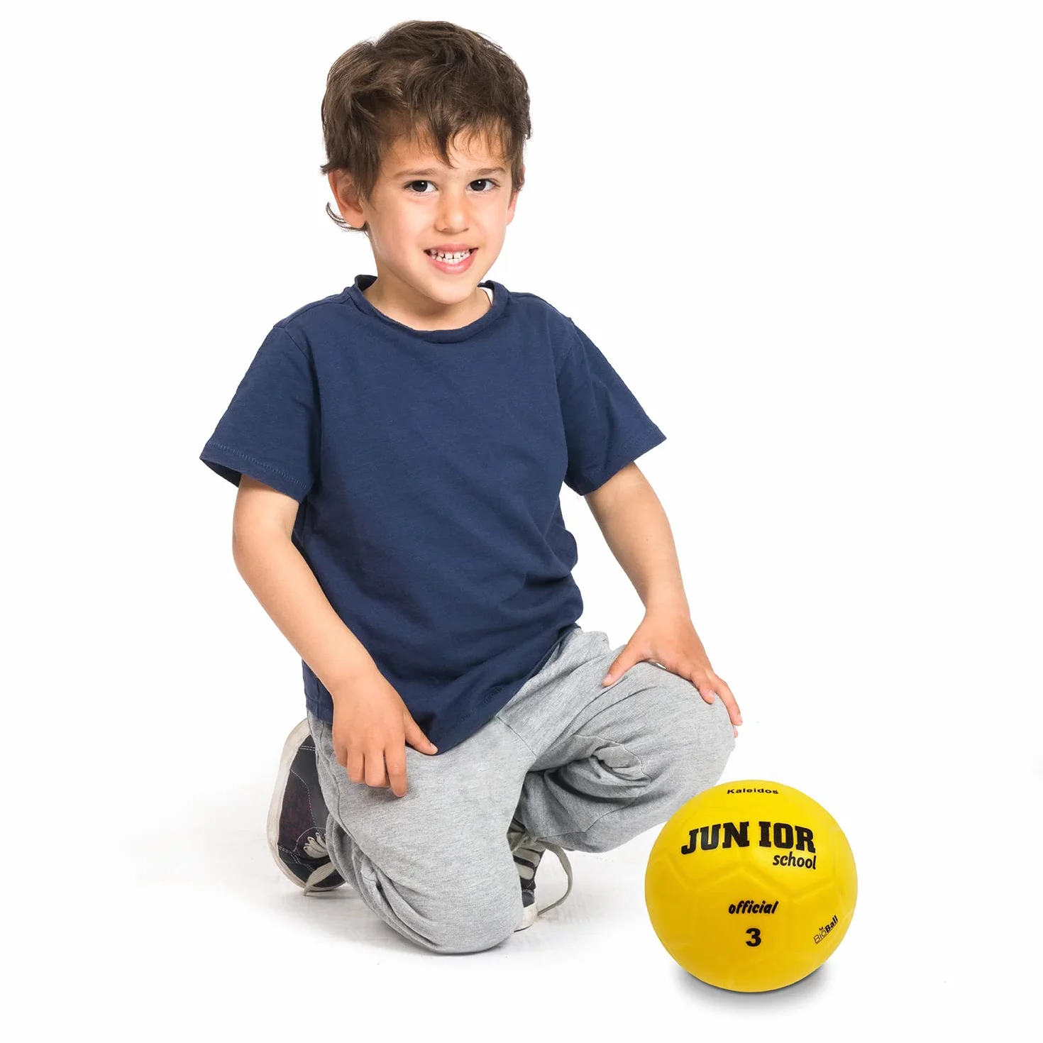 Mondo Sport Pallone da football JUNIOR 3 misura 3 300 g giallo