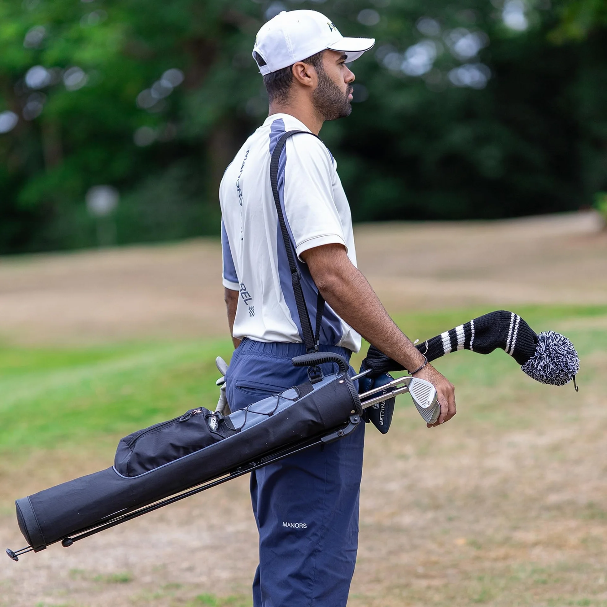 Longridge 4” Borsa stand da golf Pitch & Putt - Nero
