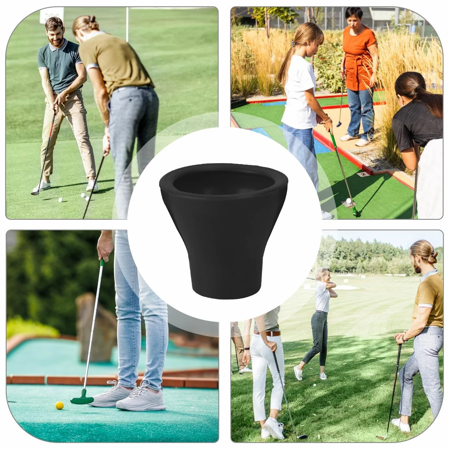 Strumento per raccogliere palline da golf portatile leggero recuperatore