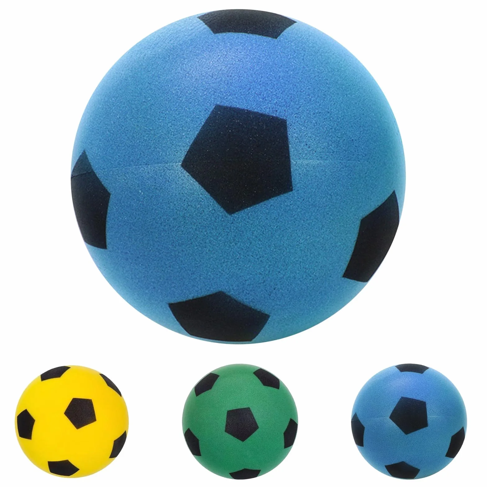 Palla di Spugna 21cm Softball Silenzioso Gommapiuma per Giochi Allenamento Indoor Outdoor