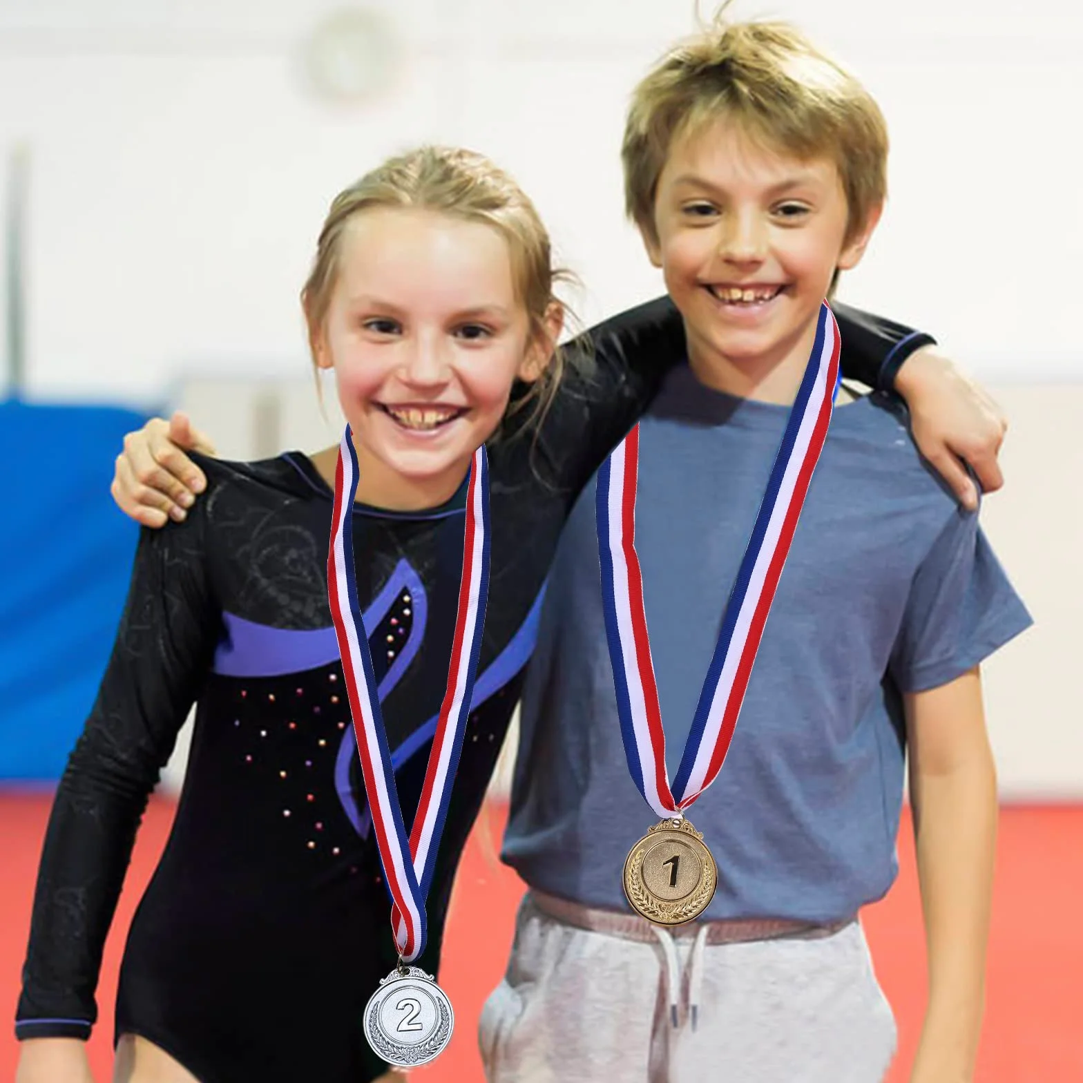 GOLDGE 3 Medaglie Oro Argento Bronzo per Bambini Giochi Sport Premi Concorso