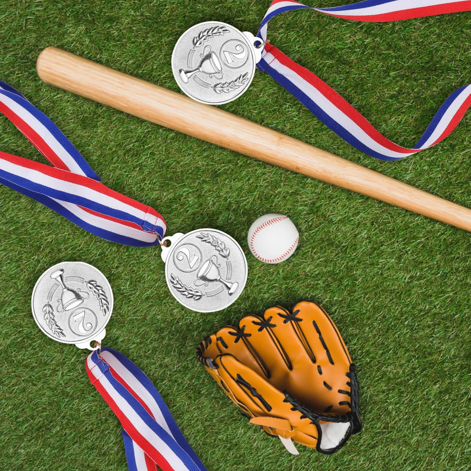 12 Pezzi Medaglie Premiazioni Metallo Oro/Argento/Bronzo per Bambini Concorsi Sportivi Calcio Pallacanestro