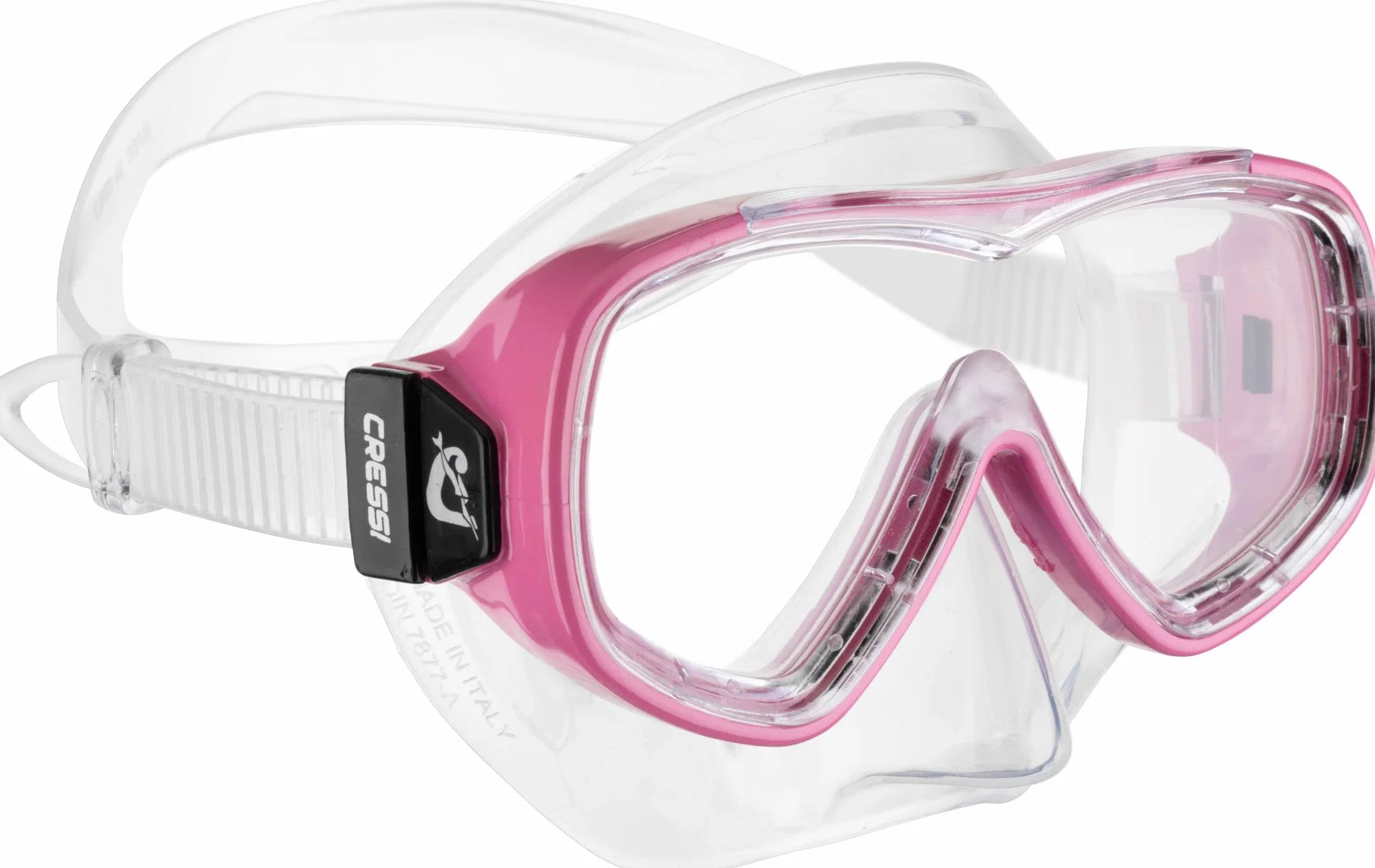 Cressi Piumetta Maschera Subacquea Bambini 3-6 Anni Silicone Morbido Snorkeling Junior Lente Ampia Visibilità Made in Italy
