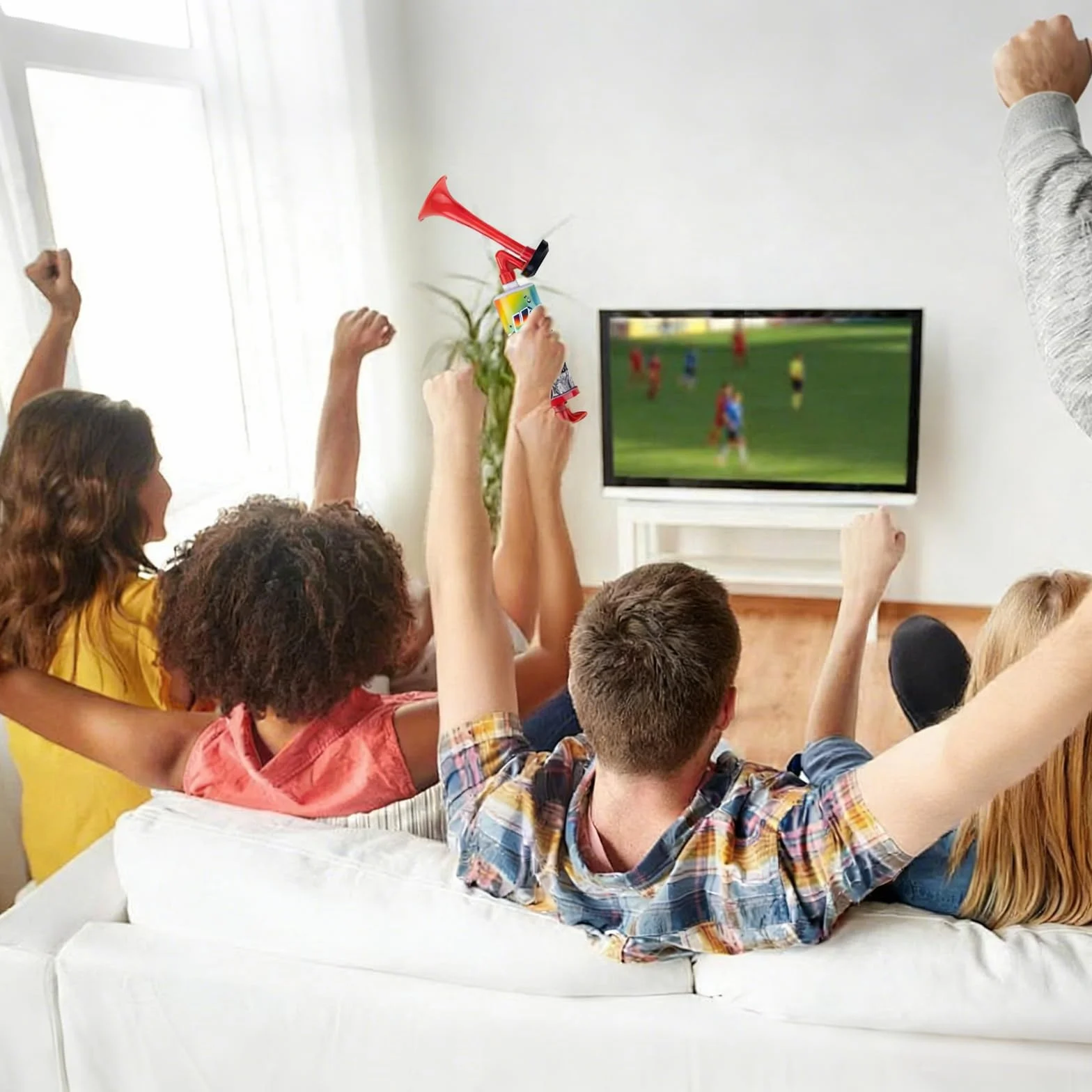 Tromba da Stadio Handheld Megafono Aria Compressa Corno Portatile per Eventi Sportivi