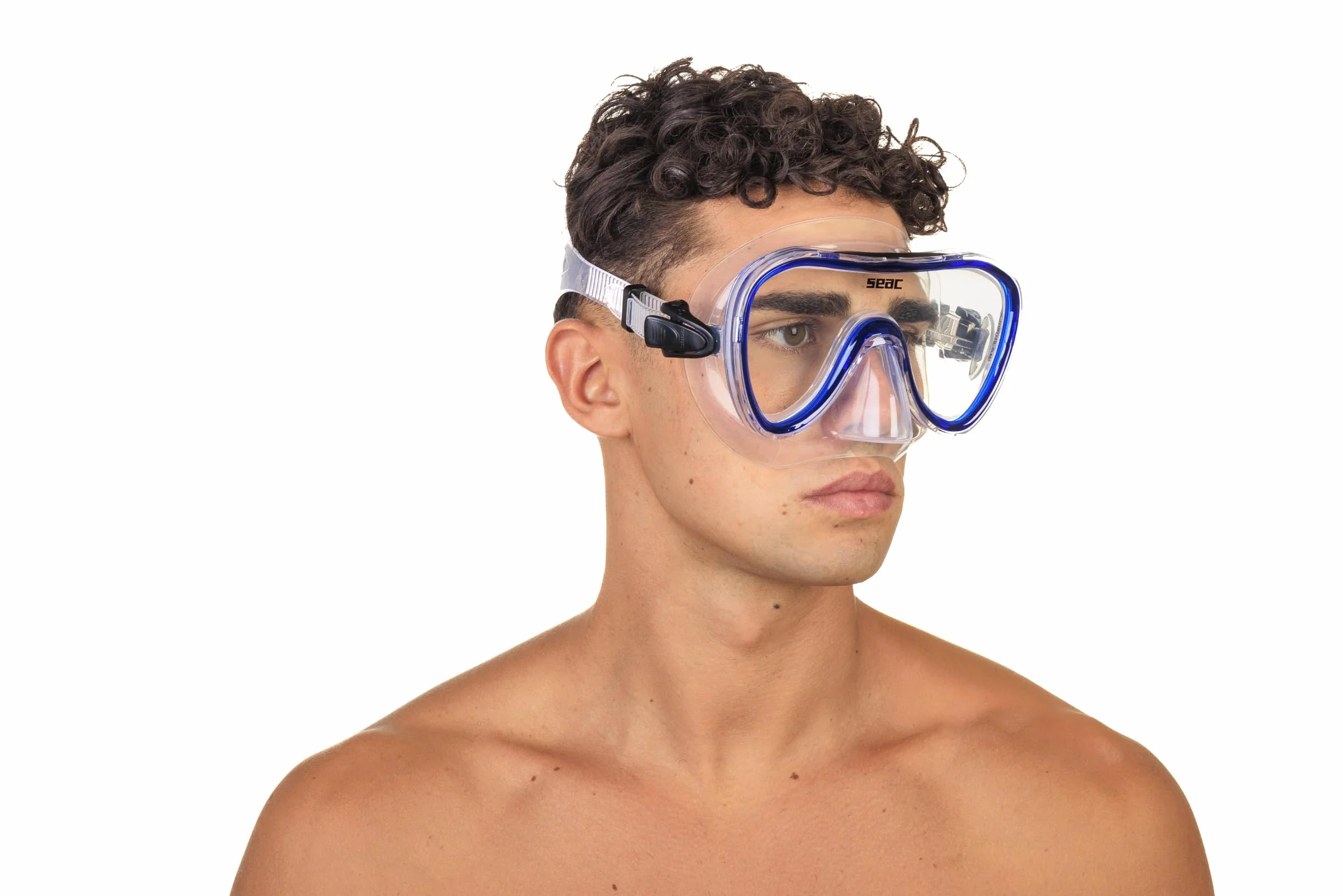 Seac Salina SLT, Maschera Subacquea per Uomo, Donna e Bambini in silicone, Ideale per Snorkeling