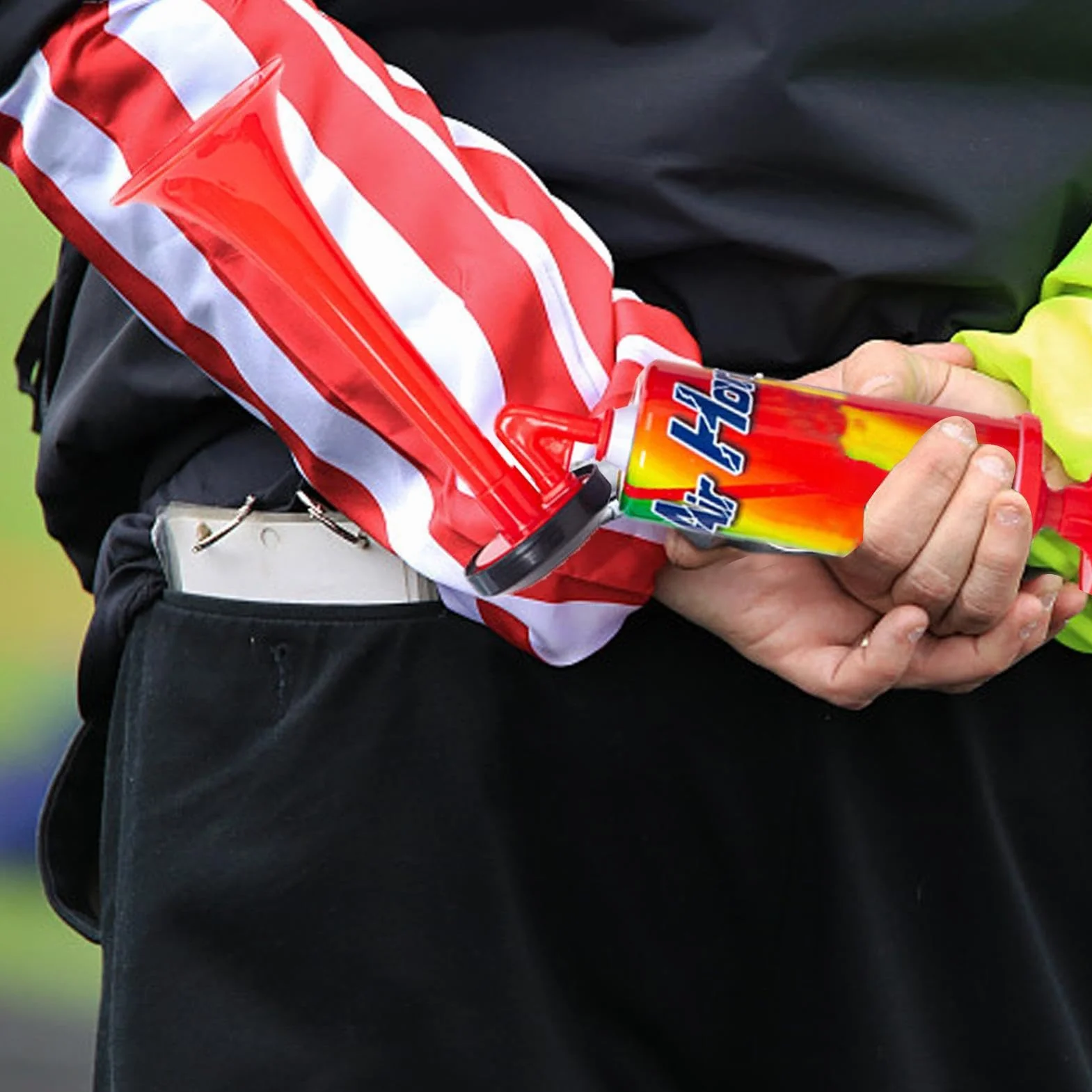 Tromba Da Stadio Di Calcio - Tromba Ad Aria Ad Alta Voce Con Pompa Ad Aria Manuale | Generatore Di Rumore Portatile Per Partite Di Calcio, Eventi Nello Stadio, Robusto Corno Da Mano, Corno Incoraggian
