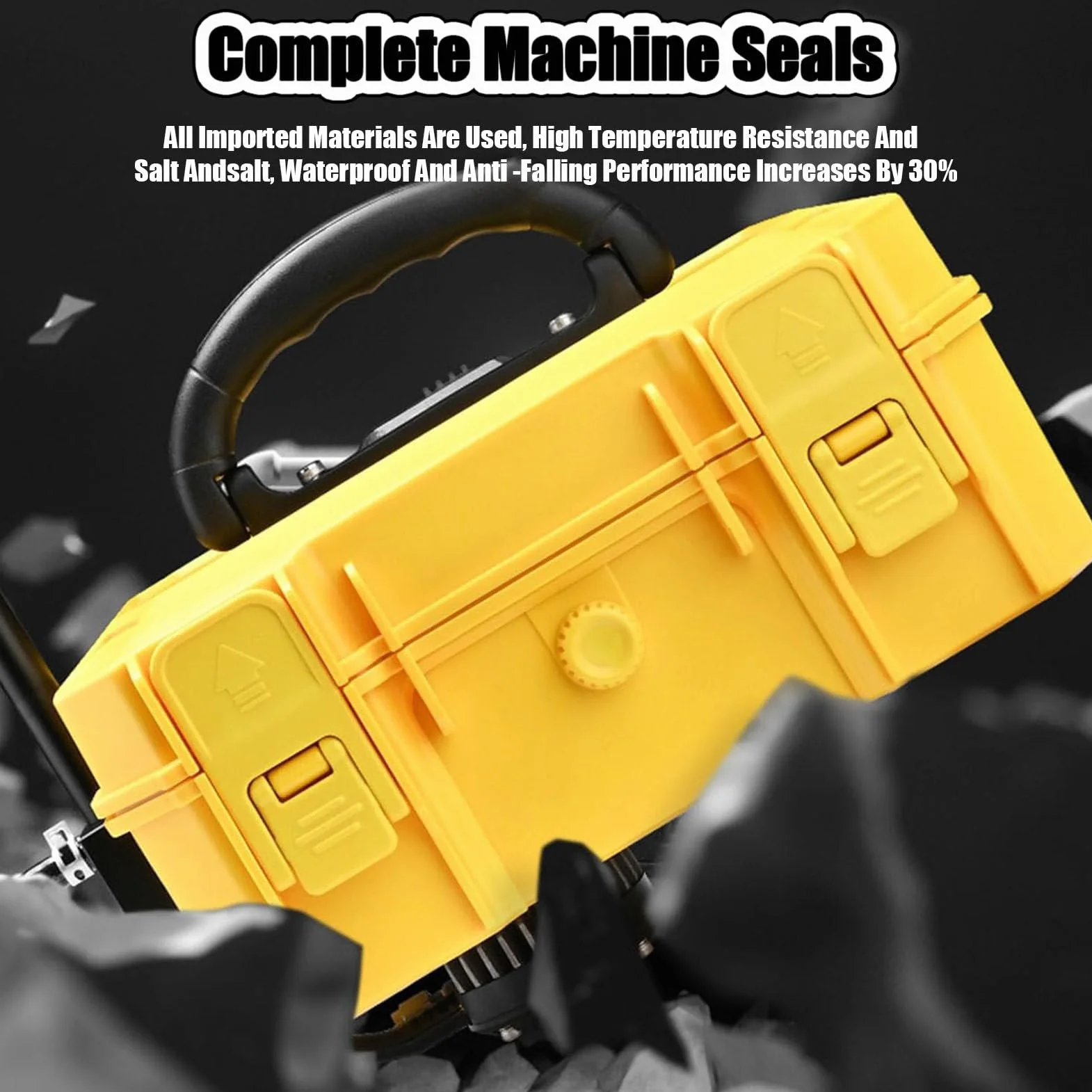 RayGenius Respiratore Elettrico per Immersione D4000-Yellow, Kit Subacqueo Raffreddamento ad Acqua