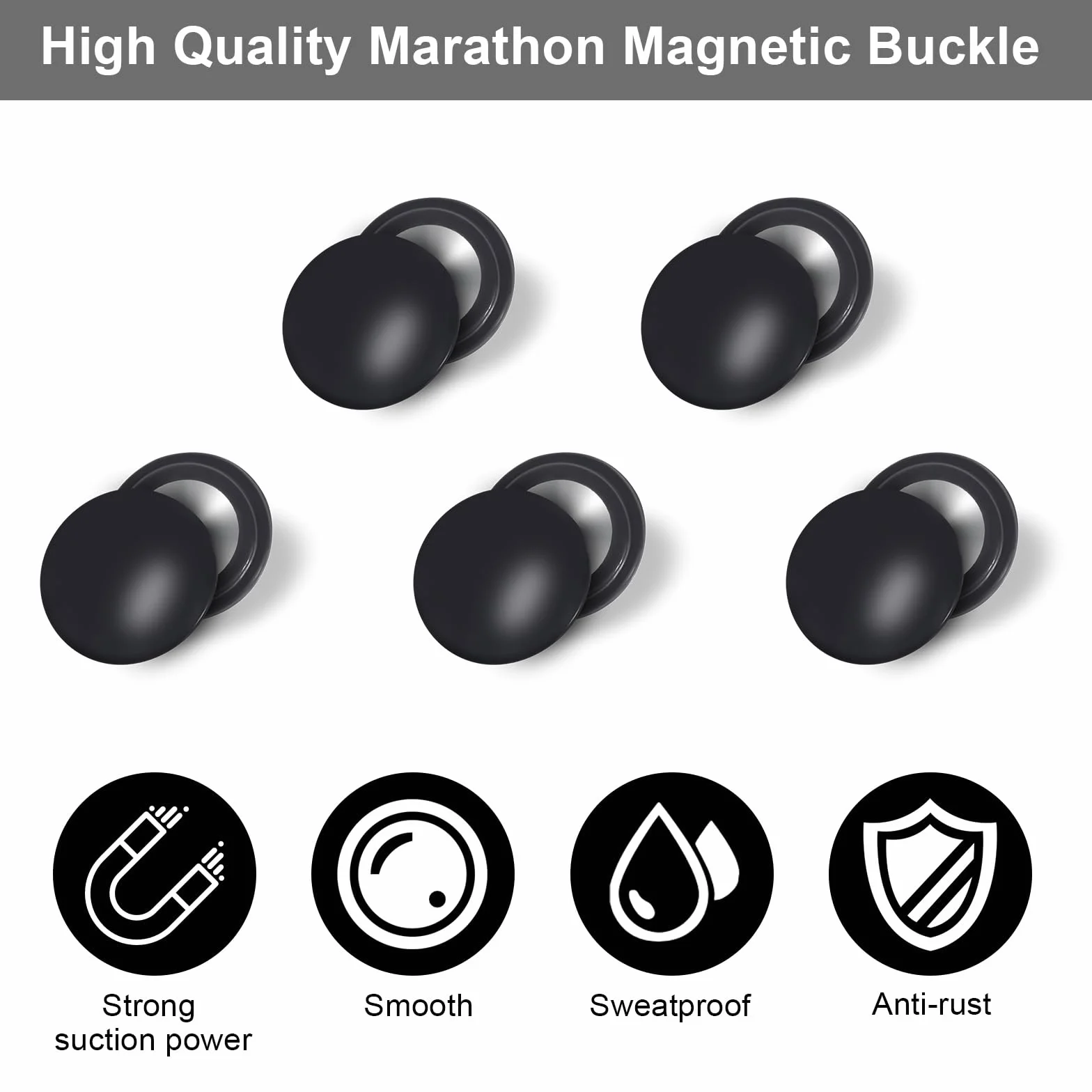 Supporto per Numero Iniziale 10 PCS Magneti Portanumeri da Gara Calamite Running Porta Pettorale