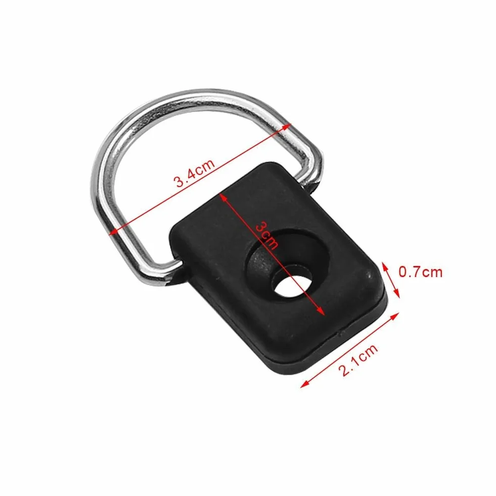 D Ring Kit di Fissaggio ad Anello, Anello di Ancoraggio in Acciaio per Kayak Canoa Pesca M6
