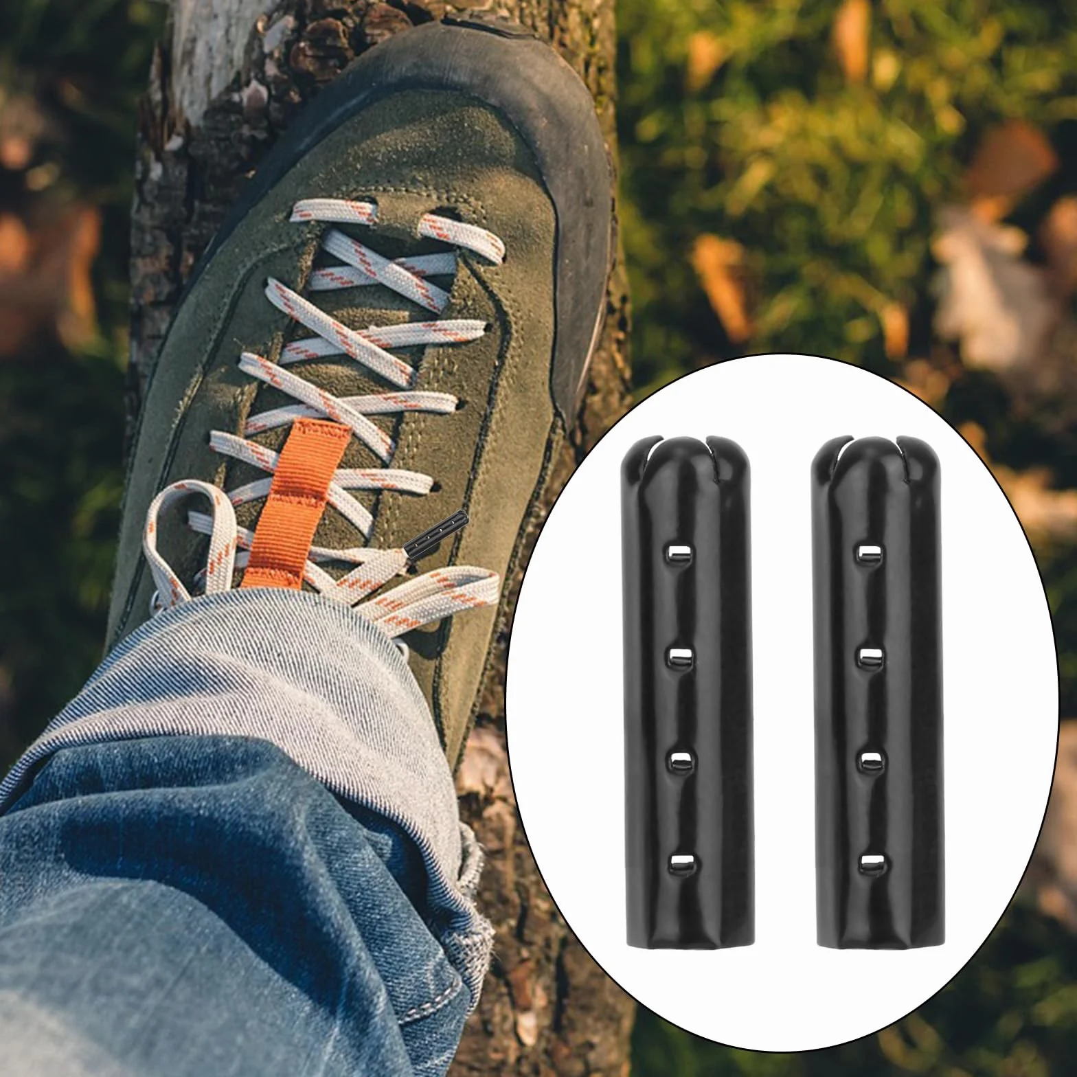 Gosknor 30pz Terminali Lacci, Punta dei Lacci in Rame Nero con Guaina Termorestringente Accorciare Riparare Accessori Ideali per Sneakers