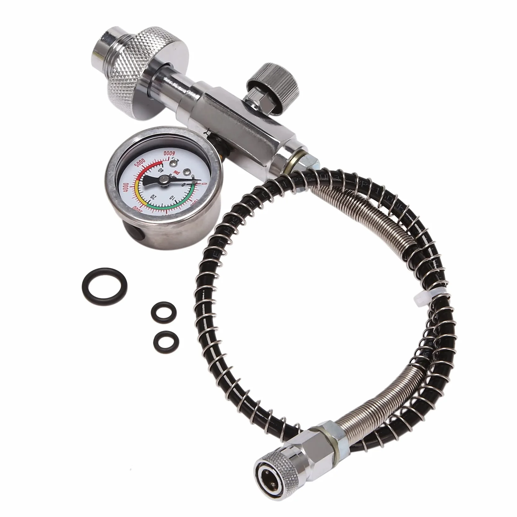 Adattatore di Ricarica PCP Din G5/8 Pollici con Tubo Flessibile 50 Cm