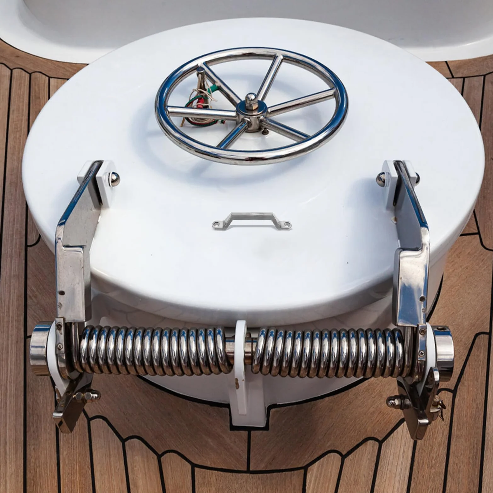 Cabilock Maniglia Marina Acciaio Inox Antiscivolo per Barche Sostituzione Maniglia Porta Camper Rimorchio Corrimano Esterno
